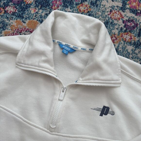 Prince Pickleball Women's French Terry 1/4 Zip Pullover Sweatshirt Size Medium - Picture 4 of 7